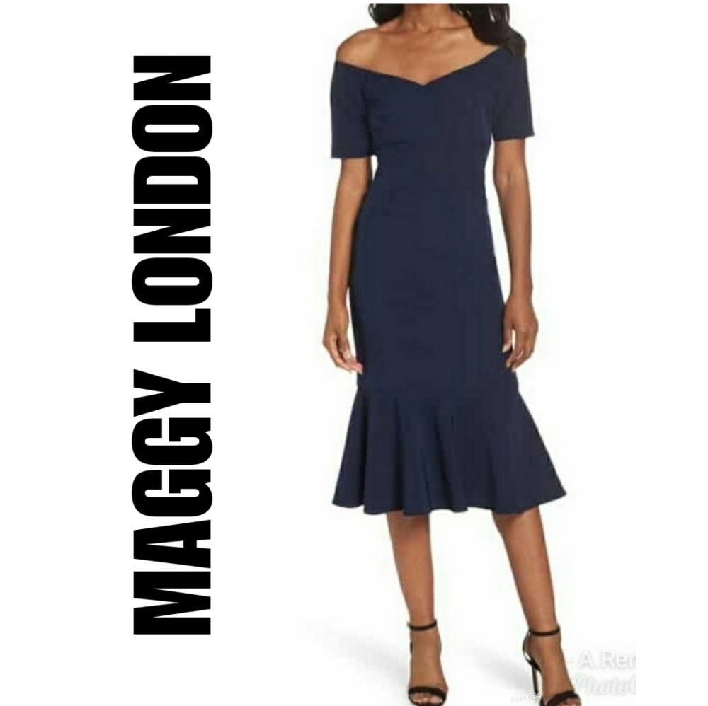 NYE SALE NWOT Maggy London Strapless Dress US 10